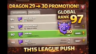 TH15 VS TH17 AND TH18 | Dragon 29 league attacks | episode 9