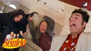 The Four Face Turbulence in a Private Jet & Elaine Lashes Out at her Collogues | Seinfeld