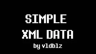 XML Game Data: Save, Load, Change - Unity Asset 2019