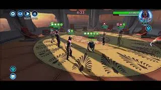 [3v3] Aphra/BT/0-0-0 (wordy attacker, 2% dmg) vs. Finn/RHFinn/Zorii (20% TM): 56 banners