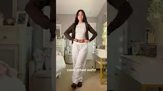 Comfy back to school outfit inspo!🤎🤎 #ootd #style #school #fashion #inspo #clothing #sweatpants