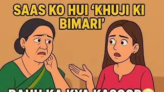 &ldquo;Saas Ko Hui &lsquo;Khujli Ki Bimari&rsquo; &ndash; Bahu Ka Kya Kasoor? 😂&rdquo; #relatable #trending #cartooncomedy #funny