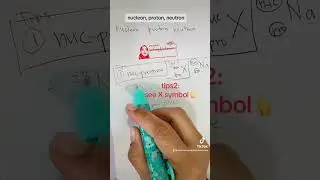 How to differentiate nucleon, proton, neutron #chemistryigcse #chemistryspm #teacheriqaakebabooommm