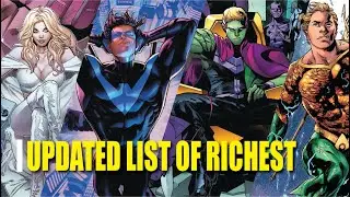 Updated List of Top 5 Richest Characters in Dc & MARVEL Comics || @superherocore
