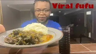 African food Mukbang: I made FUFU viral on TikTok *watch until the end*