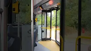 Bus Doors Closing - Solaris @ Prague - Czech Republic #bus #busdoor #shorts