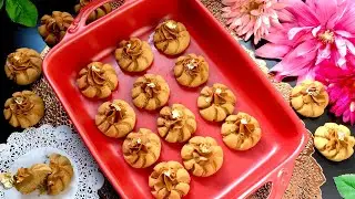 غريبة تاج الملوك / الغريبة المحمصة رائعة و  بدون قالب 😋 #وصفات_هنو_henno_recipes