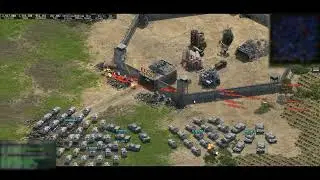 Combat siege. Attacking a 20x6 tank base