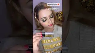 #Love❤️#Meesho #Ronzille #Highlighted #Metallic #Liquid #Gold #Silver #Eyeliner🔥 #Eyeshadow✨#Swatch