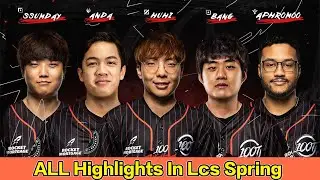 【Who Destroy Them】100 LCS Spring 2019 Best Plays Montage | 100 Thieves All Highlights