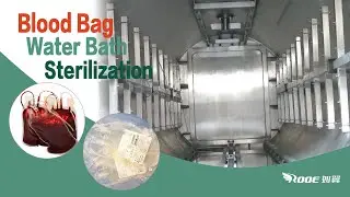 Superheated Cyclical Water Spray Sterilize Machine for Disposable Sterile Collection Blood Bags