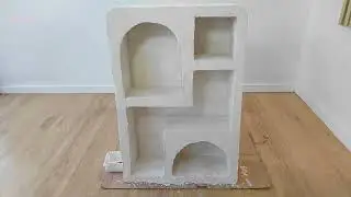 DIY Aesthetic Decor Transforming Used Cardboard into Stunning Display Shelves_R