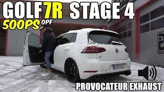 Golf 7 R FL mit 500 PS & Provocateur Abgasanlage mit OPF ! / gepfeffert V2