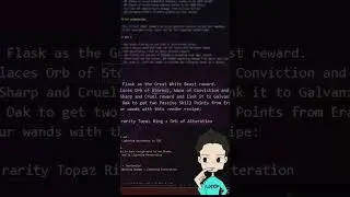 AI prepares me for PoE Crucible league