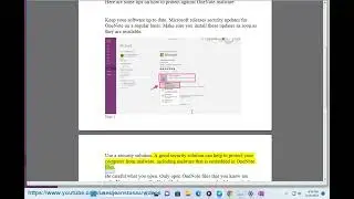 How to protect against OneNote malware?