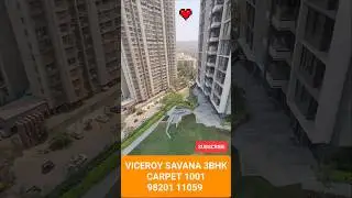 VICEROY SAVANA 3BHK FOR RENT & SALE#THAKUR VILLAGE #3bhk #3bhkforrent #reels #youtubeshorts #shorts