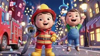 LEGO City Baby Firefighter Sprayed the Monster AV1 | Kids Songs & Nursery Rhymes
