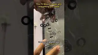 ALL-IN-ONE TV MOUNTING KIT! No Extra Tools Needed 🛠️✅