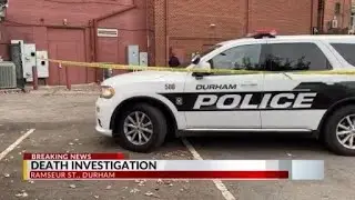 Death investigation in downtown Durham Sunday afternoon