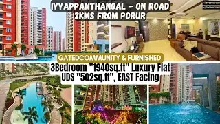Near #PORUR #OnRoad #3BHK 