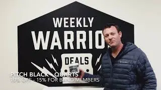 Weekly Warrior Deals - Green Galaxy Pitch Black WB Ink - Quarts