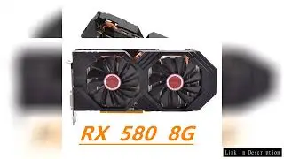 XFX RX 580 8GB AMD Video Card Desktop PC Game Mining  2304SP Computer RTX GTX Super 560 570 4BG  GTX