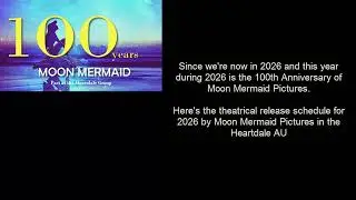 My theatrical release schedule for Moon Mermaid Pictures in my Heartdale AU for 2026