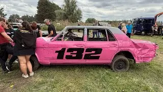132 Robert James In-Car Camera | Onboard Banger Racing Action | Mildenhall 23.8.25