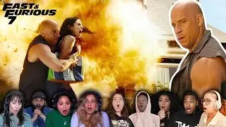 TOP Reactors Reaction to ''House Explosion'' in Fast and Furious 7