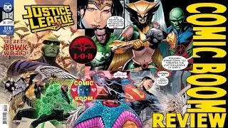 Justice League 14: Two Hawkgirls, a savage Hawkman & an exploding Starman. Crazy and wonky story!