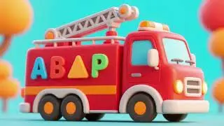 Fire Truck Alphabet and Shapes &ndash; Learn ABC & Shapes | Kids Nursery Rhyme
