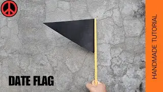 DATE FLAG | paper flag craft | Flag Paper