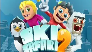 Я играю в SKI SAFARI 2!!!!!!!!!!!!  Как Играть!!!!!! #игра Я разбился!!!