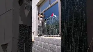 Magnetic Double Sided Glass Cleaner | Window Cleaner #shorts