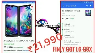 FINLY GO LG G8X THINQ 💥 ₹21,990 💥 STAY TUNE COMING SOON NEXT SALE LG G8X THINQ