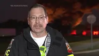Florida nursery fire sends flames, smoke into sky