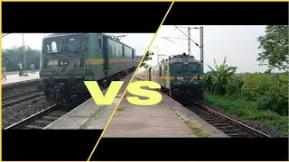 Main line Departure Vs Loop Line Departure, Wag 9 Vs Wag 9 😍...