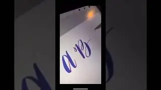 Procreate Lettering Pressure Changing Brush #procreate #shorts #handlettering