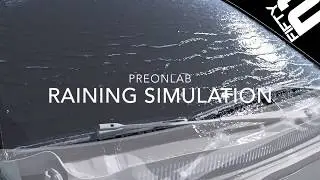 Raining Simulation with PreonLab