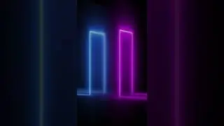 Neon Light Installation Stunning Background Visuals VJ Loops #neonlights