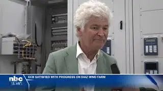 Генеральный директор ЕЦБ Кахимисе высоко оценил прогресс в строительстве ветряной электростанции ...