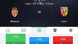 Monaco vs Lens line ups Ligue live match today