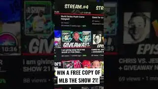 HOW TO WIN A FREE COPY OF MLB THE SHOW 21! #shorts #giveaway
