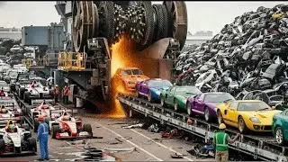 Inside a Modern Car Recycling Plant &ndash; How Old Cars Are Turned Into Steel (Full Process)