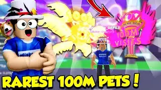 I Hatched OP NEW RAINBOW Pets In CLICKER SIMULATOR 100M VISITS EGG UPDATE!! *84 EXIST* (Roblox)