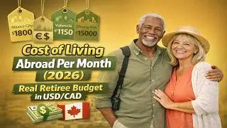 Cost of Living Abroad Per Month 2026 Real Retiree Budget in USD & CAD