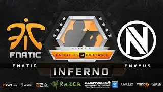 Fnatic vs EnVyUs - Inferno (FACEIT League 2015 Stage 2 EU)