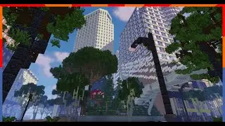 Building City Block By Block in Minecraft (Highlights & Natural Beauty) Timelapse 22