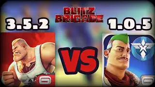 Сравнение-Старая Блиц бригада vs Новая Блиц бригада  Blitz brigade 1.0.5 vs bltz brigade Плюс минус