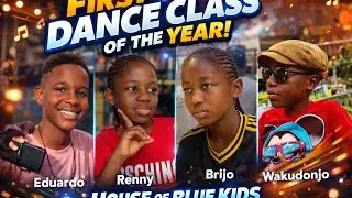 FIRST DANCE CLASS OF THE YEAR 💃🔥 | HOUSE OF BLUE KIDS (BRIJO, RENNY, EDUARDO & WAKUDONJO)